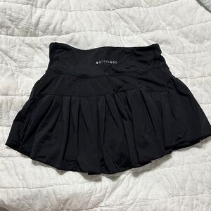 GoldHinge Women’s Black Athletic Skort